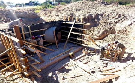 Santa Catalina: avanzan la obra de desagüe en avenida Nini Flores que permitirá su pavimentación