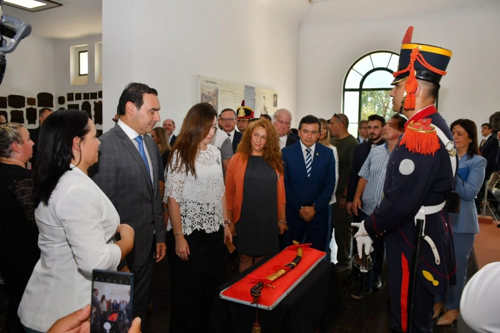 En Yapeyú y ante la vicepresidente Villarruel, Valdés instó a la «concordia» y pidió por «cuestiones pendientes» de Nación