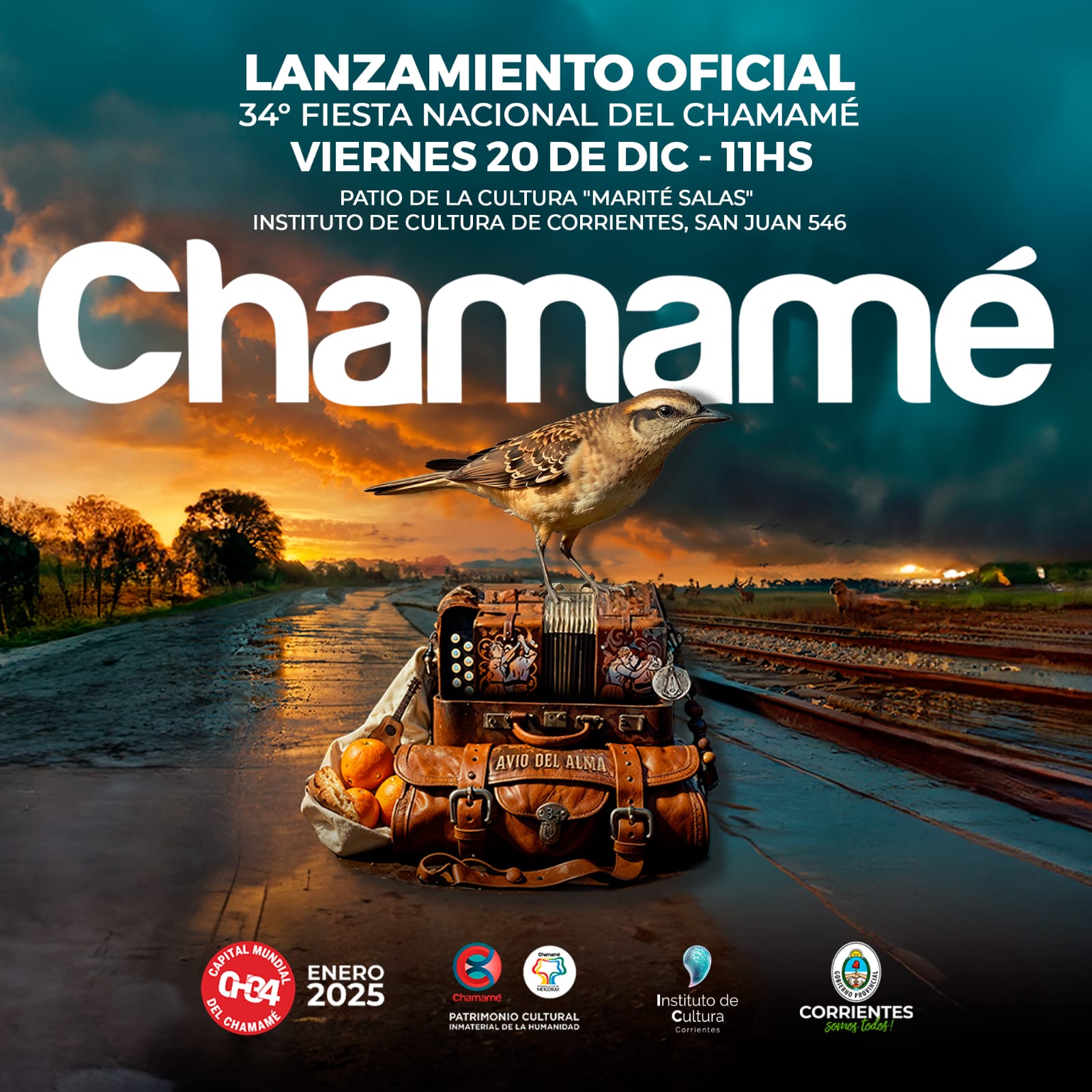 LANZAMIENTO OFICIAL 34º FIESTA NACIONAL DEL CHAMAME