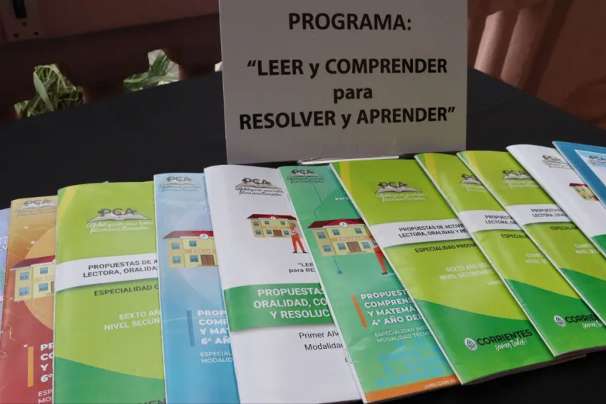 Distinguen a la Provincia a nivel nacional por sus políticas de alfabetización