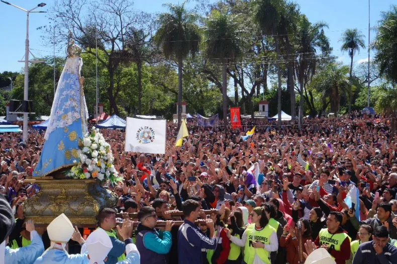 Peregrinos relataron el cansancio, pero también el sentir el abrazo de la Virgen