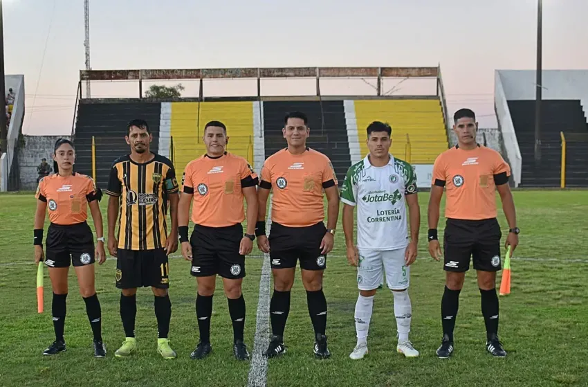 La vuelta entre Mandiyú y San Lorenzo de Monte Caseros será con árbitros chaqueños